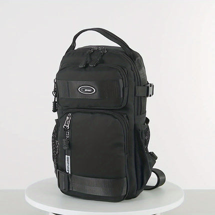 1pc Men's New Chest Bag, Casual Short-distance Travel Multifunctional Business Commuting Large Capacity Crossbody Bag
