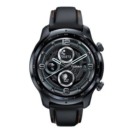 Mobvoi TicWatch Pro 3 - 47 mm - shade black - smart watch with band - silicone - display 1.4" - color/monochrome (double layer) - 8 GB - Wi-Fi, NFC, Bluetooth - 41.9 g