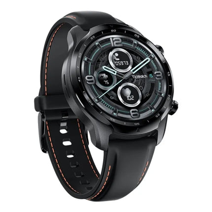 Mobvoi TicWatch Pro 3 - 47 mm - shade black - smart watch with band - silicone - display 1.4" - color/monochrome (double layer) - 8 GB - Wi-Fi, NFC, Bluetooth - 41.9 g