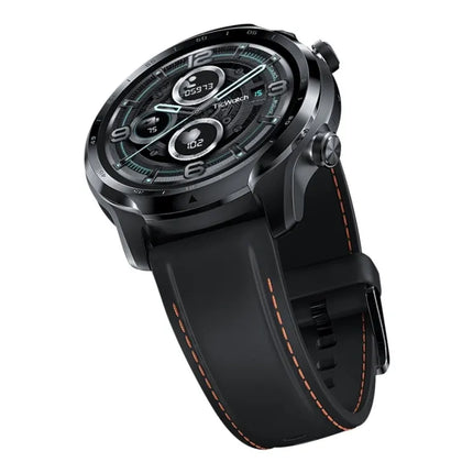 Mobvoi TicWatch Pro 3 - 47 mm - shade black - smart watch with band - silicone - display 1.4" - color/monochrome (double layer) - 8 GB - Wi-Fi, NFC, Bluetooth - 41.9 g