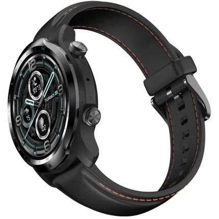 Mobvoi TicWatch Pro 3 - 47 mm - shade black - smart watch with band - silicone - display 1.4" - color/monochrome (double layer) - 8 GB - Wi-Fi, NFC, Bluetooth - 41.9 g