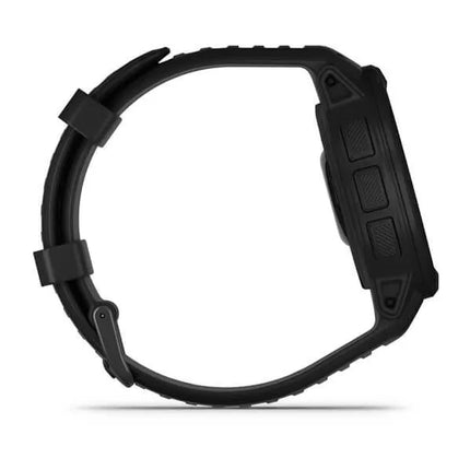 Garmin Instinct 2 Solar - Tactical Edition - 45 mm - black - sports watch with band - silicone - wrist size: 135-230 mm - monochrome - 32 MB - Bluetooth, ANT+ - 53 g