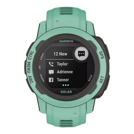 Garmin Instinct 2S Solar - 40 mm - neo-tropical - sports watch with band - silicone - wrist size: 112-180 mm - monochrome - 32 MB - Bluetooth, ANT+ - 43 g