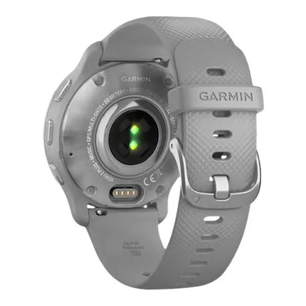 Garmin Venu 2 Plus - 43 mm - powder grey - sports watch with band - silicone - powder grey - wrist size: 125-190 mm - display 1.3" - Bluetooth, Wi-Fi, ANT+ - 51 g