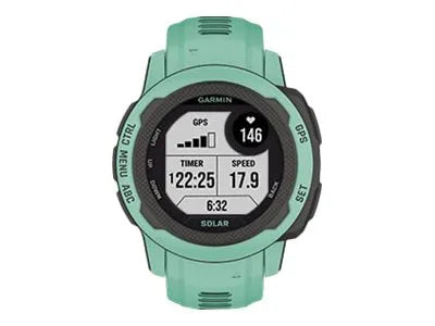 Garmin Instinct 2S Solar - 40 mm - neo-tropical - sports watch with band - silicone - wrist size: 112-180 mm - monochrome - 32 MB - Bluetooth, ANT+ - 43 g