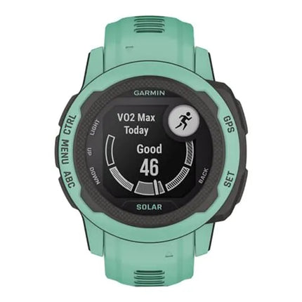 Garmin Instinct 2S Solar - 40 mm - neo-tropical - sports watch with band - silicone - wrist size: 112-180 mm - monochrome - 32 MB - Bluetooth, ANT+ - 43 g