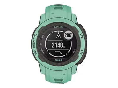Garmin Instinct 2S Solar - 40 mm - neo-tropical - sports watch with band - silicone - wrist size: 112-180 mm - monochrome - 32 MB - Bluetooth, ANT+ - 43 g