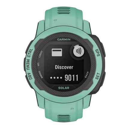 Garmin Instinct 2S Solar - 40 mm - neo-tropical - sports watch with band - silicone - wrist size: 112-180 mm - monochrome - 32 MB - Bluetooth, ANT+ - 43 g