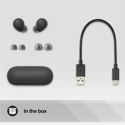 Sony WF-C700N - True Wireless Earbuds with Mic. - In-ear - Bluetooth - Active noise cancellation - Black