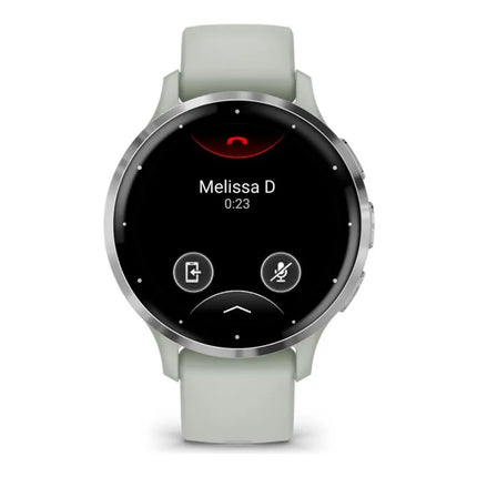 Garmin Venu 3S - 41 mm - sage grey - smart watch with band - silicone - wrist size: 110-175 mm - display 1.2" - 8 GB - Bluetooth, Wi-Fi, ANT+ - 40 g