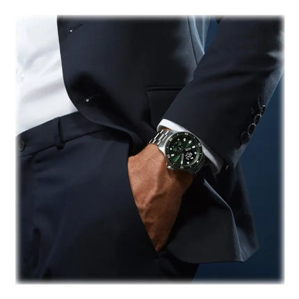 Withings ScanWatch Horizon - Special Edition - 43mm - Green - Hybrid Smartwatch with Oyster Metal Link Bracelet - Stainless Steel - Monochrome - Bluetooth - 76g