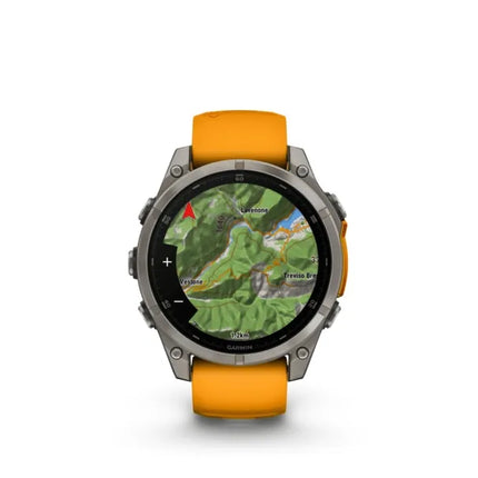 Garmin fenix 8, 3.56 cm (1.4"), AMOLED, Touchscreen, 32 GB, Wi-Fi, GPS (satellite)