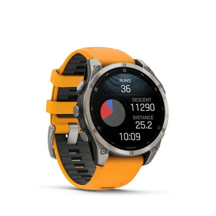 Garmin fenix 8, 3.56 cm (1.4"), AMOLED, Touchscreen, 32 GB, Wi-Fi, GPS (satellite)