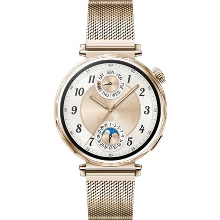 Huawei Watch GT 5 - 41 mm - stainless steel - smart watch with Milanese strap - wrist size: 130-190 mm - display 1.32" - NFC, Bluetooth - 72 g