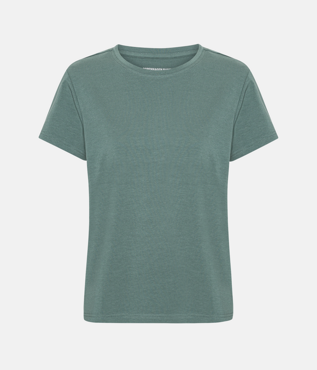 Balsam grøn kortærmet bambus t-shirt