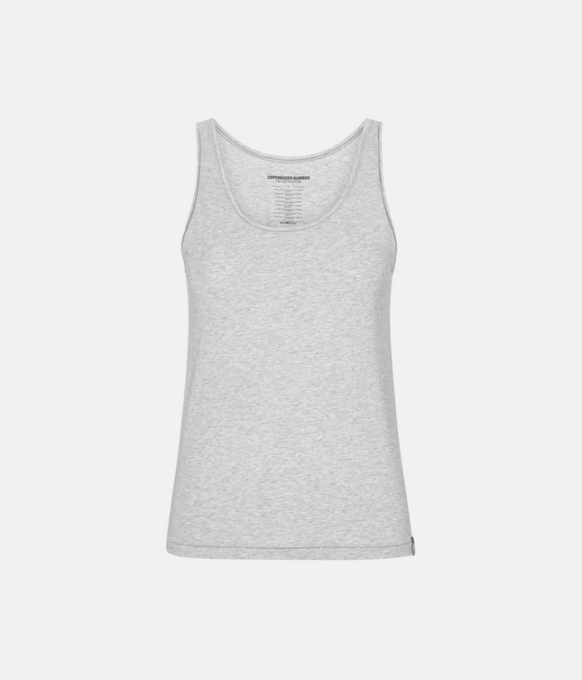2 stk grå bambus tank top