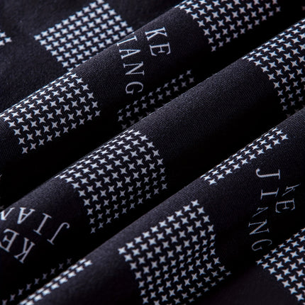 Random 10 Pcs Men's Elastic Flat Angle Boxers, Trendy Print Briefs, Soft & Comfortable & Breathable Underwear For Daily Wear