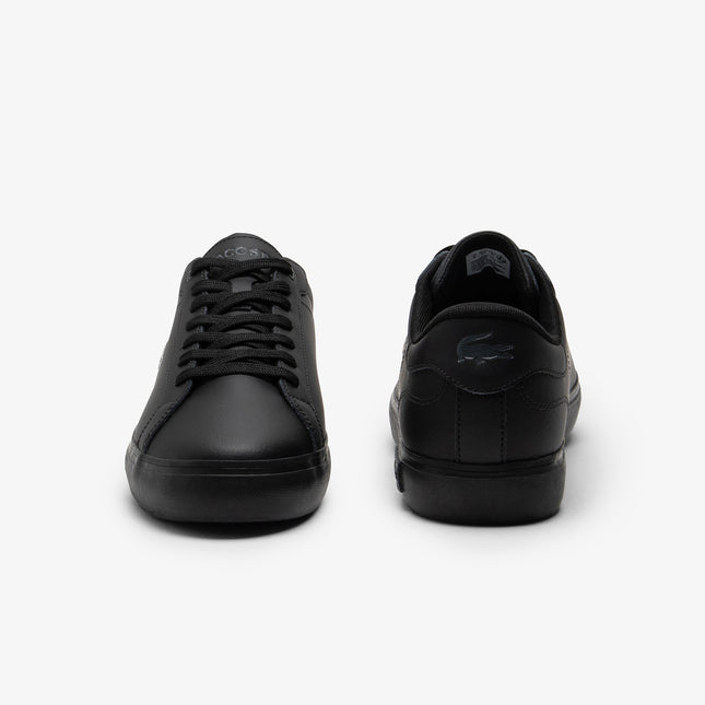 Men's Powercourt Leather Sneakers Men - Black - Lacoste - Sneakers