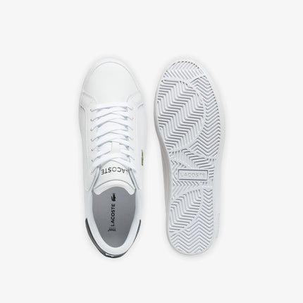 Men's Powercourt Leather Sneakers Men - White - Lacoste - Sneakers