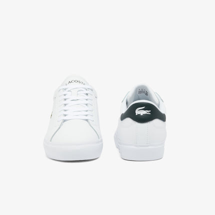 Men's Powercourt Leather Sneakers Men - White - Lacoste - Sneakers