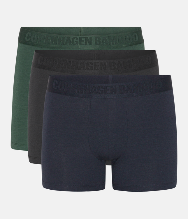 3 par Bambus underbukser sort, army, navy