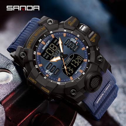 Fashion Men's Waterproof Multi Functional Watch