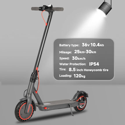 N7PRO 350W Adult Electric Scooter 36V 10.4Ah Escooter Kick Scooter Support APP Lightweight Long Range 30km Scooter EU Warehouse