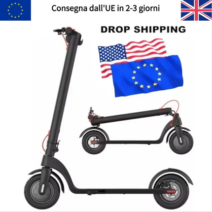 HX X7  Foldable Electric Scooter 10 Inch Tire Adult EScooter 36V 5AH Electric Kick Scooter Max Speed 25KM/H E Scooter