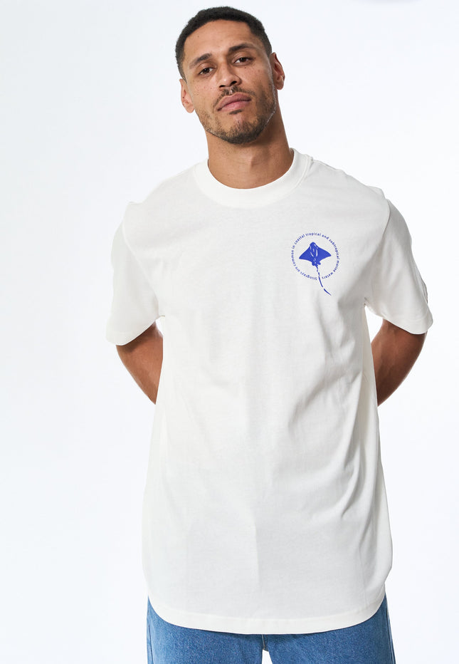 Bruce Stingray tee - Snow White