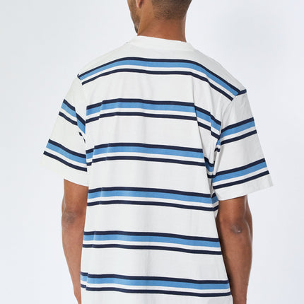Bruce Stripe tee - Harbour Blue