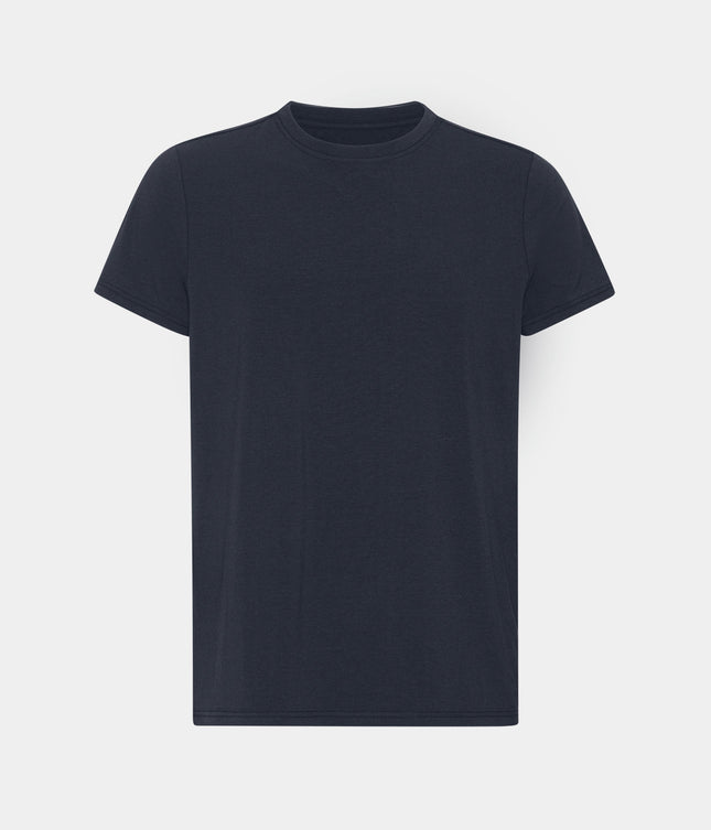 Navy crew neck bambus T-shirt