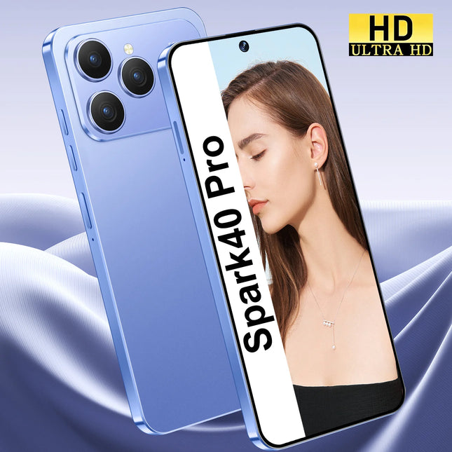 New High Quality Original Phone SPARK40 Cheap Gaming 7.3 Inch TECNO New 5g Mobile With Dual Sim Cards