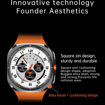 2025 New Android Smart Watch 5G/4G Full Network Connectivity Amoled GPS WIFI Rotation Camera Global Call GPS Smartwatch W8 Ultra