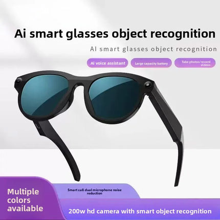 Smart Glasses Wearable Headset with Shooting Camera Glasses BT Audio Call AI Photo Recognition Voice Recording M088 Ai Glasses