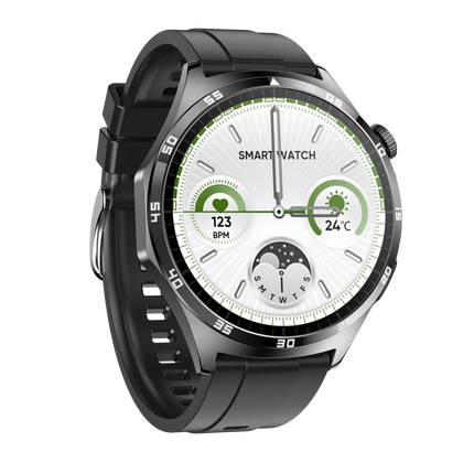 Wonlex MF13 ECG Health Smart Watch IP67 Waterproof Blood Pressure &  Blood Oxygen Monitoring 1.43 Inch AMOLED Screen Smartwatch