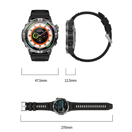 2025 Newest Fashion Android GPS Smart Watch Digital Touch AMOLED Smartwatch IP68 Waterproof Sports Smart Watches for Men