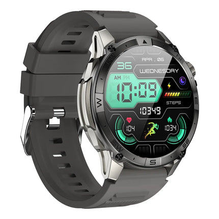 Real Time GPS Smart Watch IP67 Waterproof 1.43 ''AMOLED Fitness tracker Health Monitor Compass HK08 Sport Reloj Inteligente 2024
