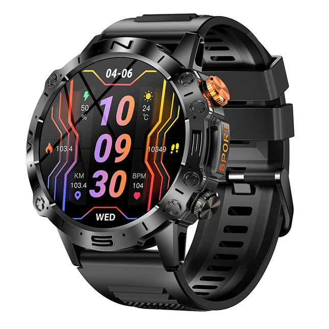2023 Smartwatch AMOLED Screen BT Calling 1.43 Inch Rate Blood Pressure Blood Oxygen Multi-sport Smartwatch for Men Sports Watch