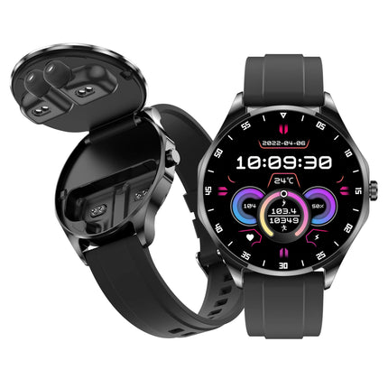 X20 2 in 1 Amoled SmartWatch 2025 with Earphones 1.43''  BT Call  Waterproof  Heart Rate Sports Tracker Men Relojes Smart Watch