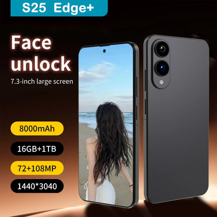 16G+1TB 2025 New Big Screen Phone S25 Edge+ Android Smartphone S-Pen Cheap  Unlocked Dual-SIMdual-standby  Mobile Phone S25