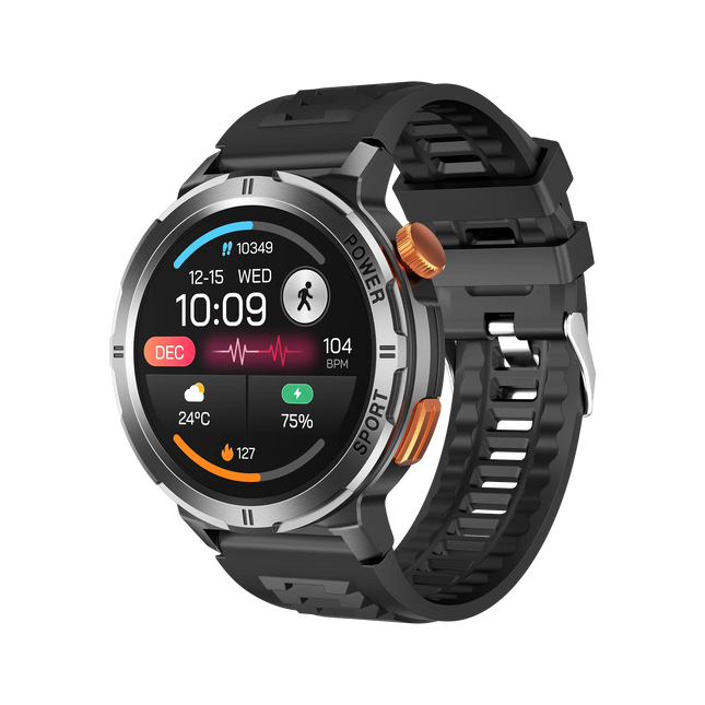 M52 1.43 Inch AMOLED Chronograph TPU Fitness Tracker Blood Oxygen Heart Rate Monitor Dial Call Sleep Tracking Android Smart