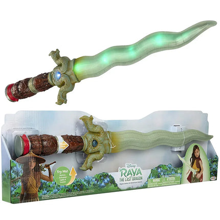 Hot Disney Anime Raya And The Last Dragon Movie Raya Glowing Dragon Sword Collection Model For Children'S Toy Gifts