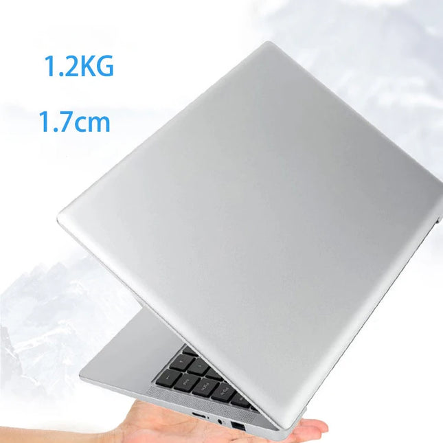 14.1" Ultra-Slim Laptop 8GB DDR4/512GB SSD Intel J4125 1080p IPS Panel WiFi/Windows 11 RGB Backlit English Keyboard US/UK Plugs