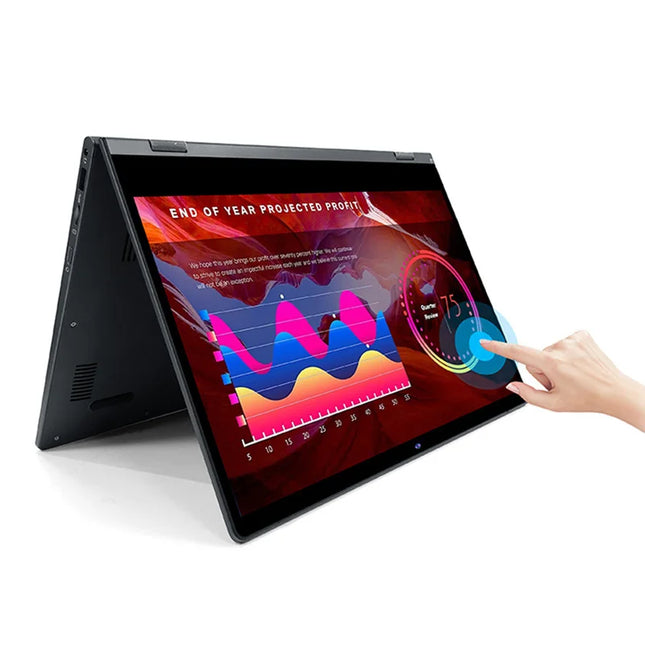 Laptop Gaming Design 360° Folding Laptop Intel 8GB 16GB 32RB RAM DDR4 CPU 14" Touch Screen Laptop Ordinateur Portable