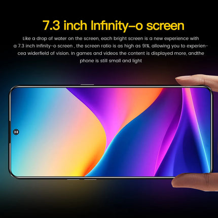 Spark10 Pro Android Smartphone 7.3 Inches Dual Octa Core 16+1T 108MP Manufacturer's Hot Selling Model English for Your Tech