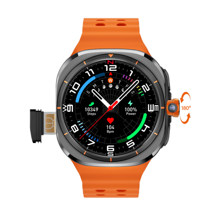 Smartwatch 4g Sim Card U8 Ultra Smartwatch 1.6Inch AMOLED 3GB+32GB BT Call APP Free Download WIF Relojes Smart Watch 2025