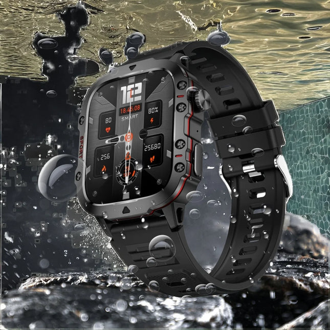 QX11 Men's Smartwatch Best Quality IP67 Waterproof 420MAH 3ATM TFT Sleep Tracker for Outdoor Sports Fitness IOS Answer Call