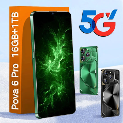 Unlocked Pova 6 Pro Smartphone Blending 5G Speed with 16GB RAM & 1TB Storage