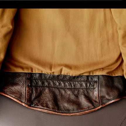 2023New Men Leather  Jacket  Swallow Tailed Vintage Motorcycle Top Cowhide Coat  Male Biker Clothing