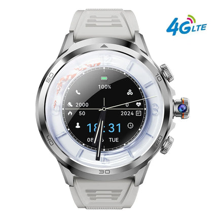 H19 4G Smart Watch 3+32GB 1.95" Round Screen HD Video Call Retractable Rotating Camera Global Positioning Smartwatch Sim Card